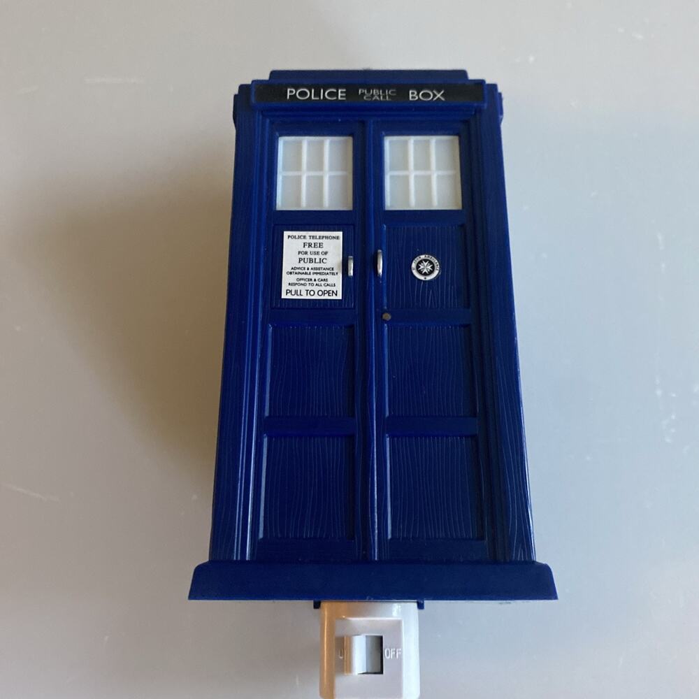 Doctor Who Tardis Box Phone Booth Night Light